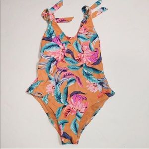 Target Xhilaration Yellow  One Piece Swimsuit